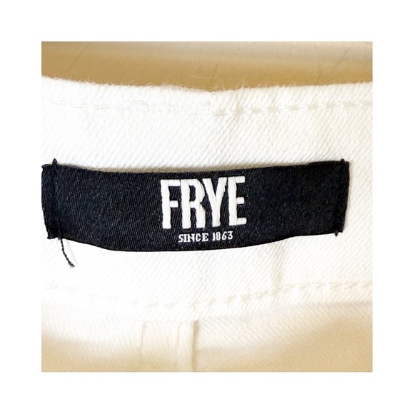 Frye Cropped White Jeans, size 4 - Picture 4 of 8